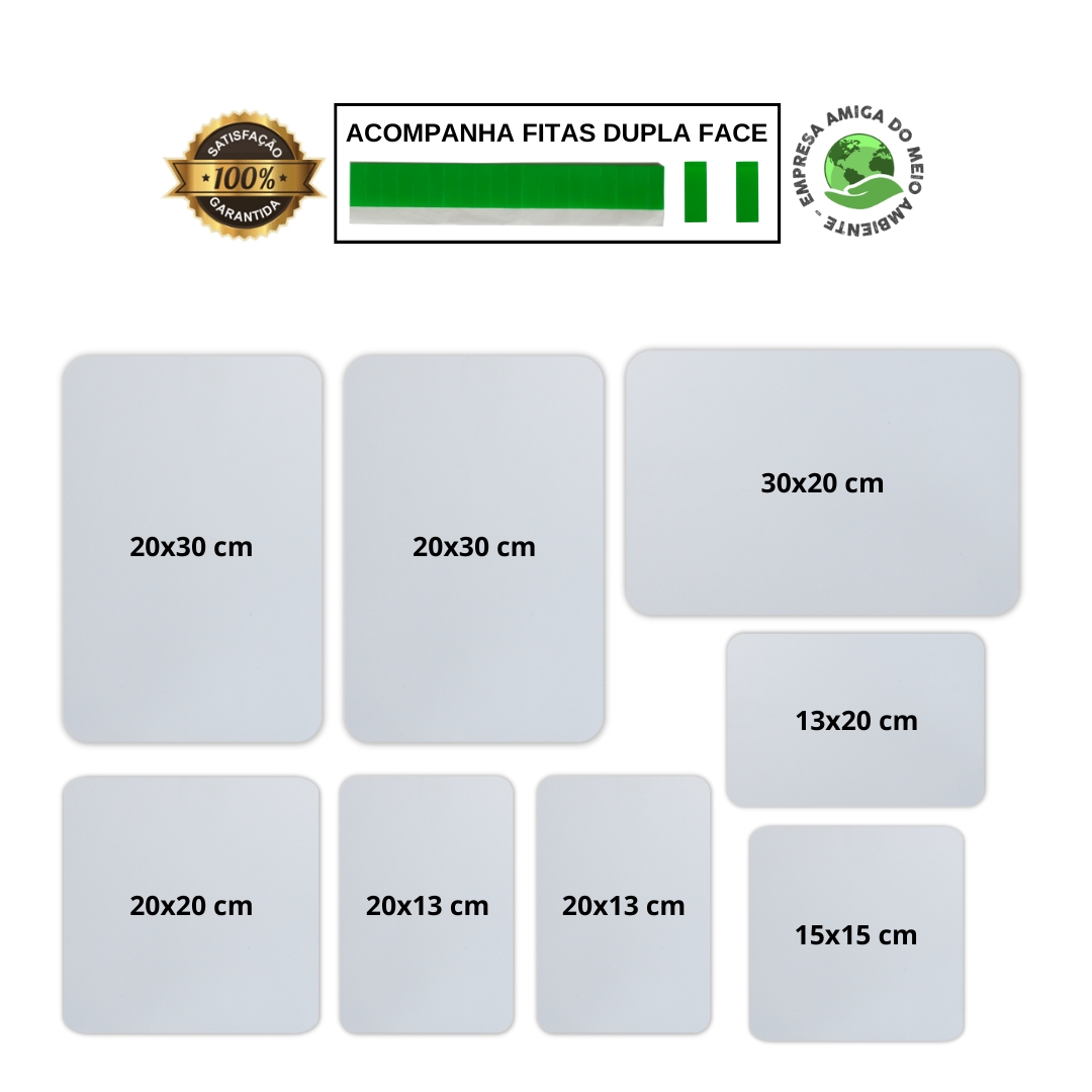 Kit 8 Placas De Sinalização Indicativos Avisos Atenção