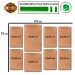 Kit 8 Placas Decorativas Frases e Animais Mdf