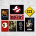 Kit 8 Placas Decorativas Geek Filmes Harry Potter Mdf