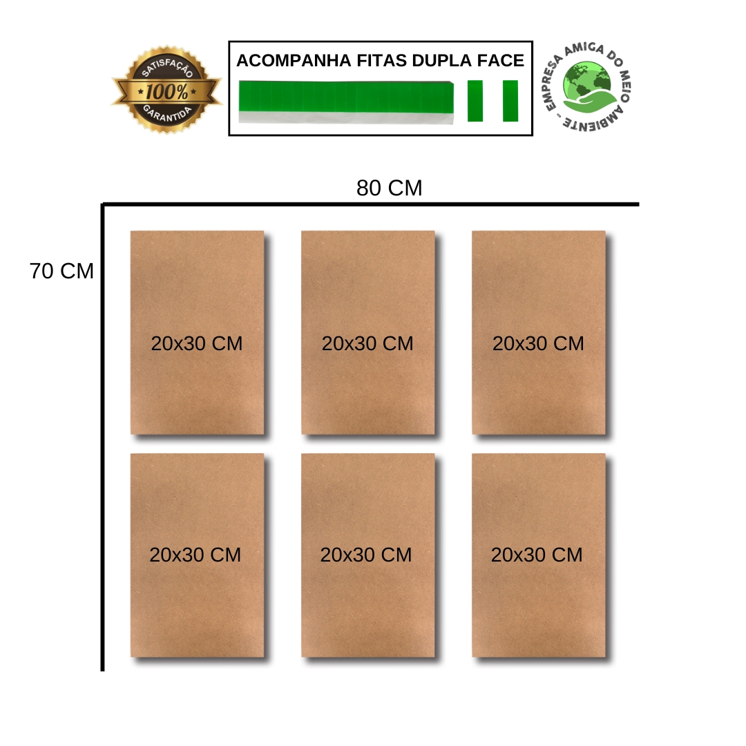 Kit Decoração Halloween Dia das Bruxas 6 Placas MDF