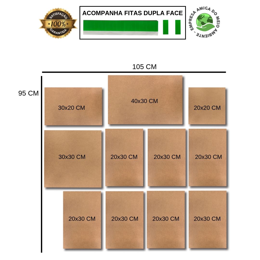 Kit Placas Decorativas Bebidas Frases Mdf - 11 Placas