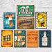 Kit Placas Decorativas Cervejas e Frases Mdf - 8 Placas
