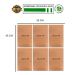 Kit Placas Decorativas Cozinha Café frase Mdf 6 pçs 20x13 cm