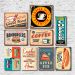 Kit Placas Decorativas Cozinha Frases Café Mdf -9 Placas