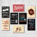Kit Placas Decorativas Cozinha Frases Retrô Mdf -8 Placas