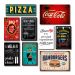 Kit Placas Decorativas Cozinha Frases Retrô Mdf -8 Placas