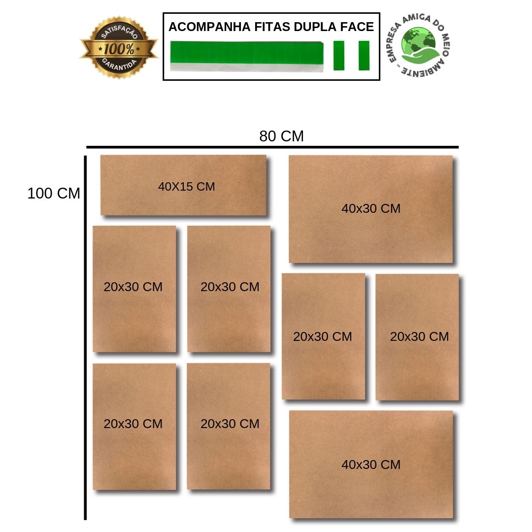 Kit Placas Decorativas Cozinha Frases Retrô Mdf -8 Placas