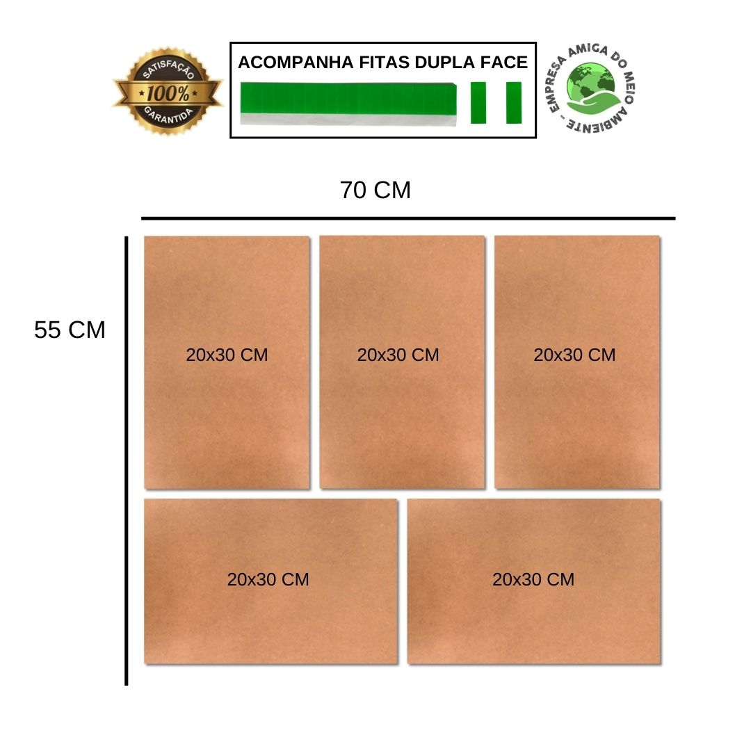 Kit Placas Decorativas Frase Café Cozinha Mdf 5 pçs 20x30 cm