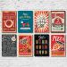 Kit Placas Decorativas Pizza Cozinha Restaurante Mdf - 8 Placas