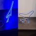 Painel Neon Led Avião Viagem de Mesa Decoração Acrílico