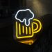Painel Neon Led Cerveja Bebida de Mesa Decoração Acrílico