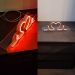 Painel Neon Led Coração Letreiro de Mesa Decoração Acrílico