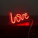 Painel Neon Led Love Letreiro de Mesa Decoração Acrílico