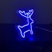 Painel Neon Led Natal Alce de Mesa Decoração Acrílico