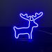 Painel Neon Led Natal Alce de Mesa Decoração Acrílico