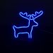 Painel Neon Led Natal Alce de Mesa Decoração Acrílico