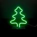 Painel Neon Led Natal Árvore de Mesa Decoração Acrílico