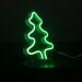 Painel Neon Led Natal Árvore de Mesa Decoração Acrílico