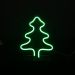 Painel Neon Led Natal Árvore de Mesa Decoração Acrílico