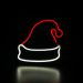 Painel Neon Led Natal Gorro de Mesa Decoração Acrílico