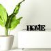 Palavra Decorativa de Mesa Home Plástico Pvc 35x9 cm