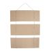 Placa Decorativa Cantinho Churrasco Mdf Com Corda 70x40 Cm