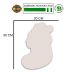 Placa Natal Enfeite Bota Decorativo 20x30 cm