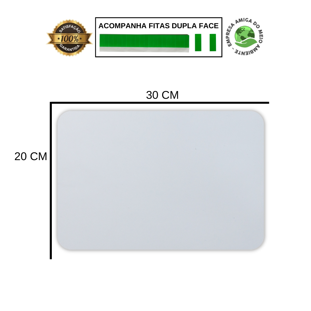 Placa de Sinalização Segurança Uso Obrigatório EPIs 20x30 cm