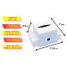 Porta Guardanapo mesa balcão bar c/ porta sache Pvc Kit 10un