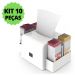Porta Guardanapo mesa balcão bar c/ porta sache Pvc Kit 10un