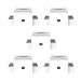 Porta Guardanapo mesa balcão bar c/ porta sache Pvc Kit 5 un