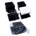 Porta Guardanapo mesa balcão bar c/ porta sache Pvc Kit 5 un