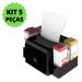 Porta Guardanapo mesa balcão bar c/ porta sache Pvc Kit 5 un