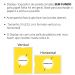 Quadro De Aviso A4 Display De Parede Acrílico Ps Kit 10 Pçs