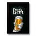 Quadro Decorativo Cerveja Craft Beer Vintage  33x43 cm