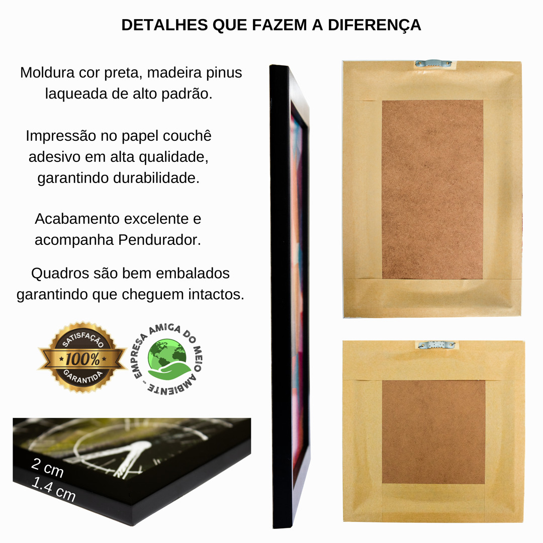 Quadro Decorativo Composê 40x40 Cm Game Geek