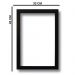 Quadro Decorativo Frase Amor Principal Ingrediente  33x43 cm