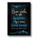 Quadro Decorativo Frase Bem Vindos  33x43 cm