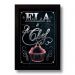 Quadro Decorativo Frase Ela é Chef Para Cozinha  33x43 cm