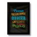 Quadro Decorativo Frase Melhores Pessoas Cozinha  33x43 cm