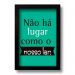 Quadro Decorativo Frase Nosso Lar Para Sala Quarto  33x43 cm