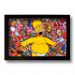 Quadro Decorativo Homer Simpson Beer  33x43 cm