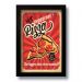 Quadro Decorativo Pizza Vintage  33x43 cm
