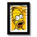 Quadro Decorativo Simpson Selo Vintage  33x43 cm