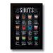 Quadro Decorativo Vintage Shots Menu  33x43 cm
