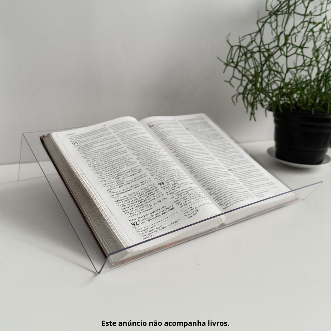 Suporte Porta Livro Bíblia Expositor Decoração Kit 10 Un