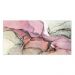 Quadro Decorativo Abstrato Mancha Marmorizado, Tela em Canvas na Horizontal ideal para ambiente de Sala de estar, jantar, reuniões, Quarto e Hall de entrada (100x70 Cm)