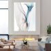 Quadro Decorativo Abstrato Veu, Tela em Canvas na Vertical ideal para ambiente de Sala de estar, jantar, reuniões, Quarto e Hall de entrada (100x70 cm)