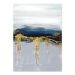 Quadro Decorativo Abstrato, Tela em Canvas na Vertical ideal para ambiente de Sala de estar, jantar, reuniões, Quarto e Hall de entrada (100x70 Cm)