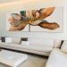 Quadro Decorativo Floral Classico, Tela em Canvas na Horizontal ideal para ambiente de Sala, Quarto e Hall (100x70 cm)